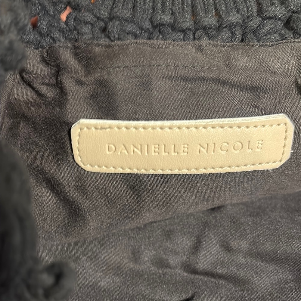 Danielle Nicole Black Fringe Tote Bag - image 4